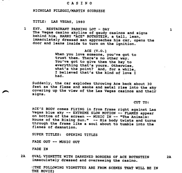 Page One: “Casino” (1995)