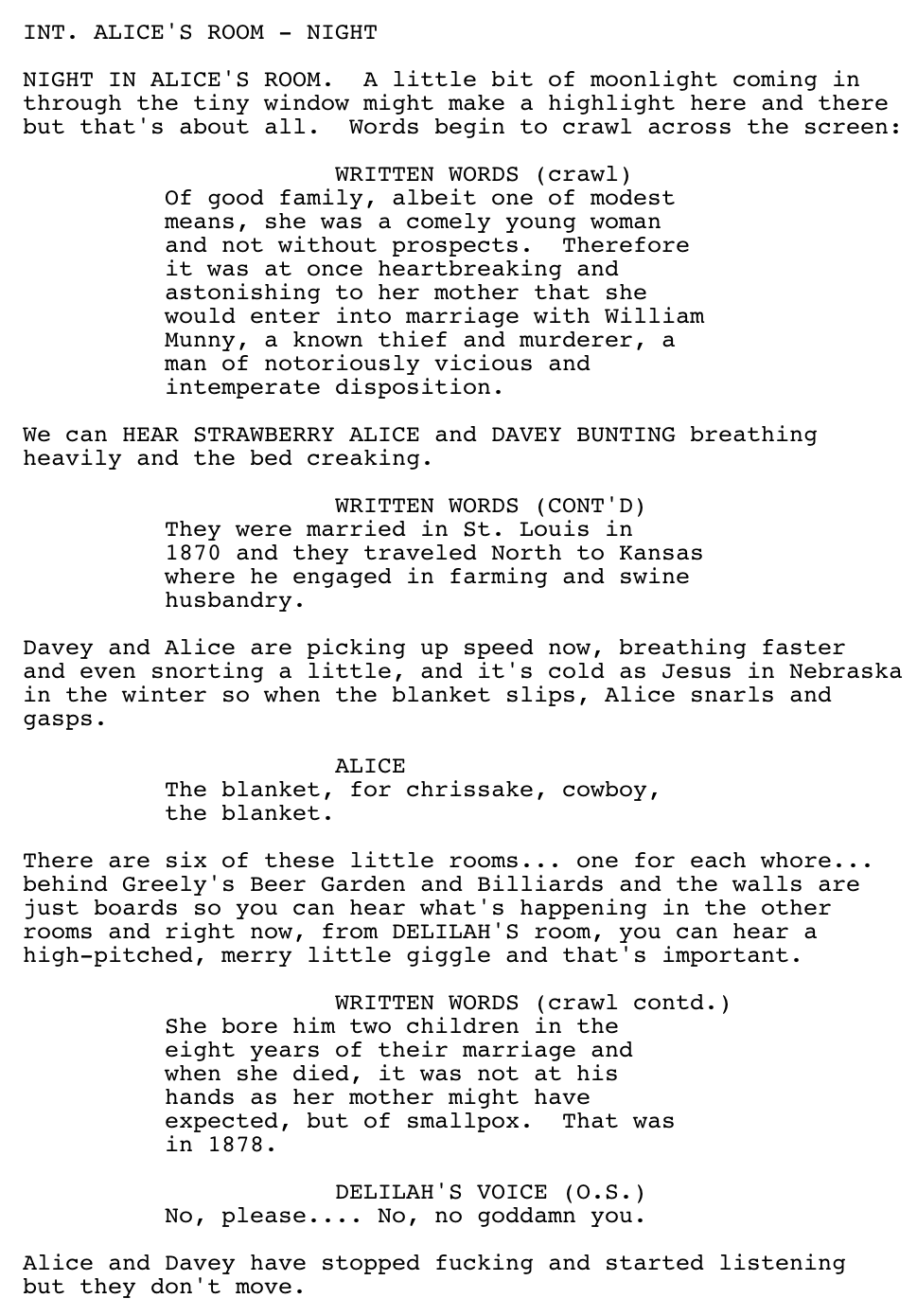 Page One: ‘Unforgiven’ (1992)