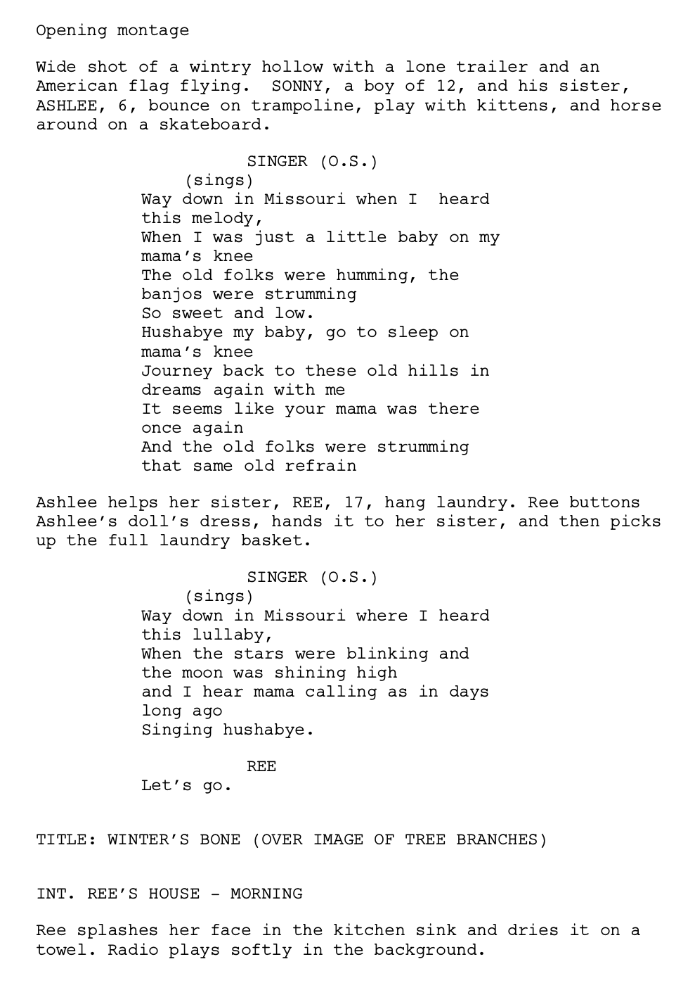 Page One: ‘Winter’s Bone’ (2010)