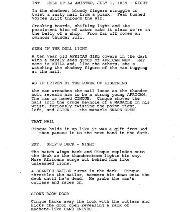 Page One: “Amistad” (1997)