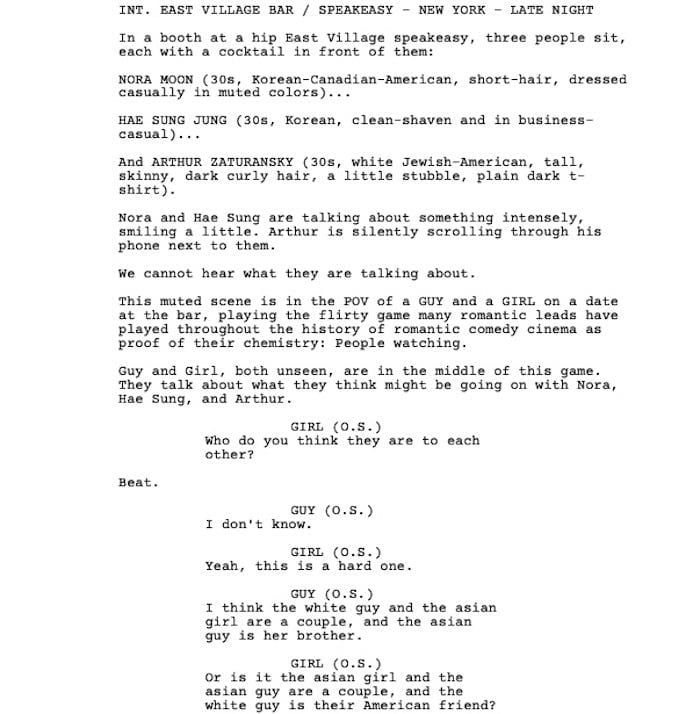 Page One: “Past Lives” (2023)