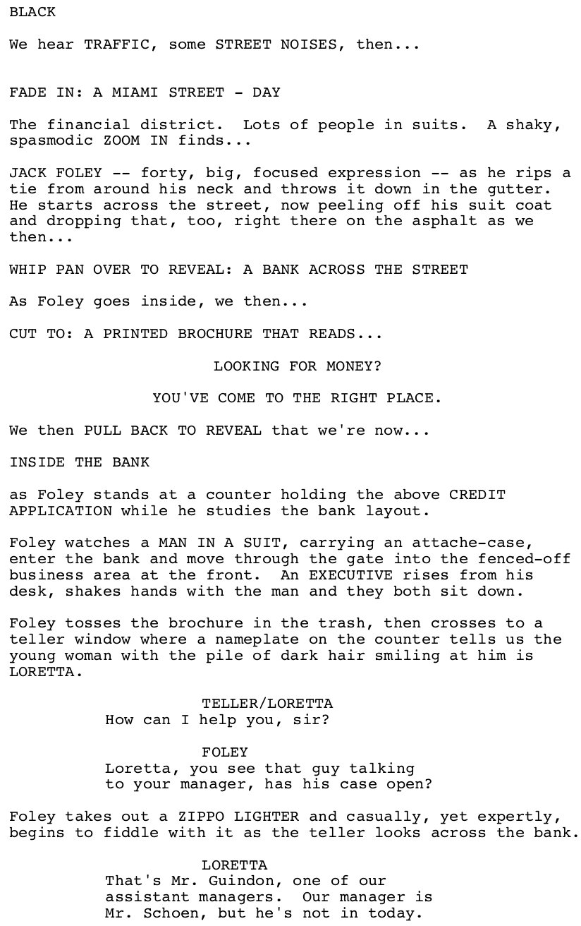 Page One: ‘Out of Sight’ (1998)
