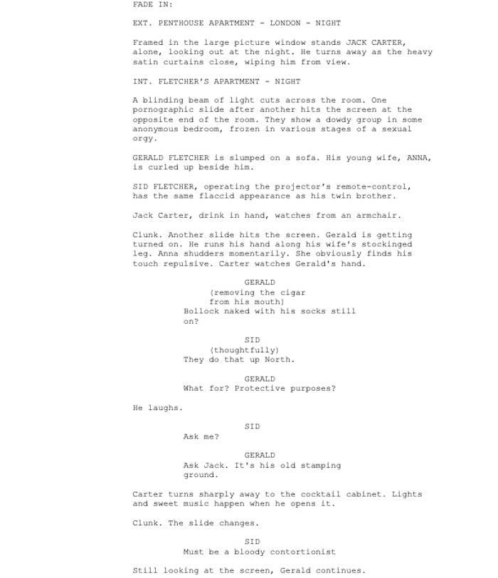 Page One: “Get Carter” (1971)