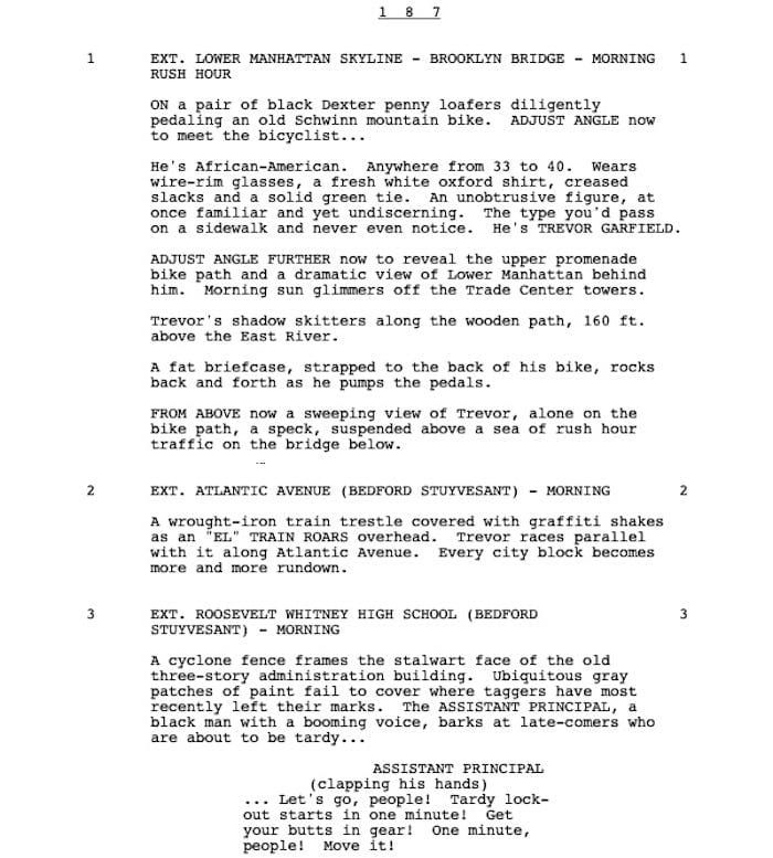 Page One: “One Eight Seven” (1997)