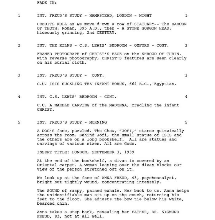 Page One: “Freud’s Last Session” (2023)