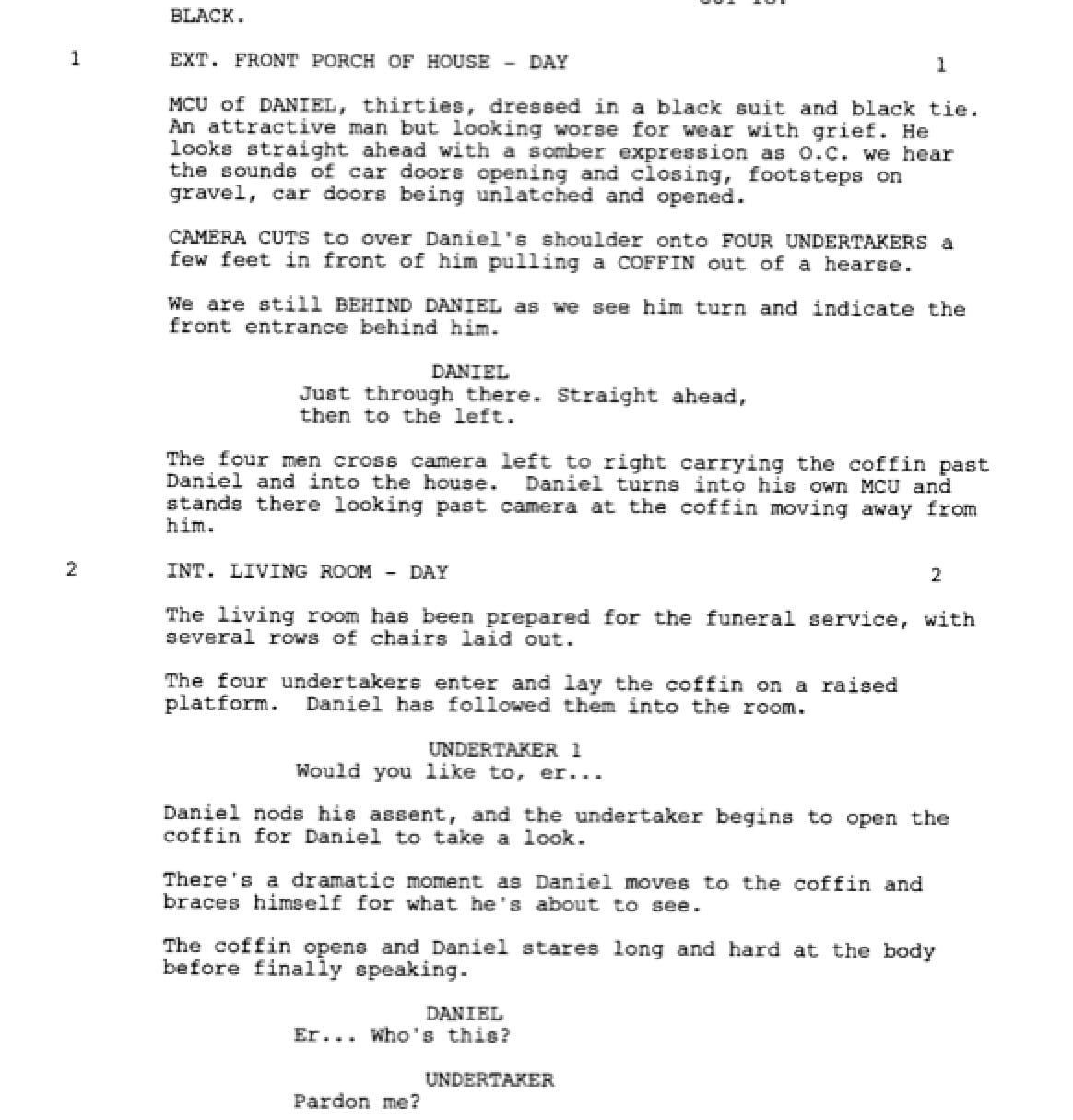 Page One: “Death at a Funeral” (2007)