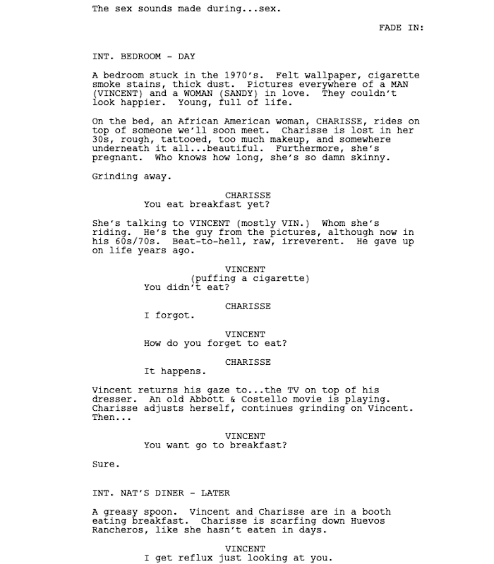 Page One: “St. Vincent” (2014)