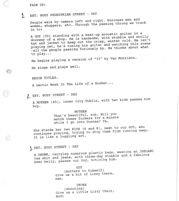 Page One: “Once” (2007)