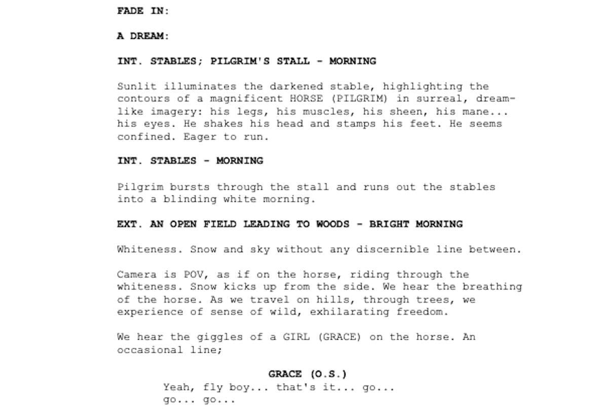 Page One: “The Horse Whisperer” (1998)