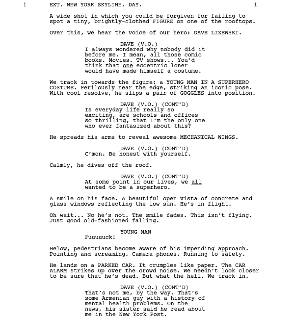 Page One: “Kick-Ass” (2010)