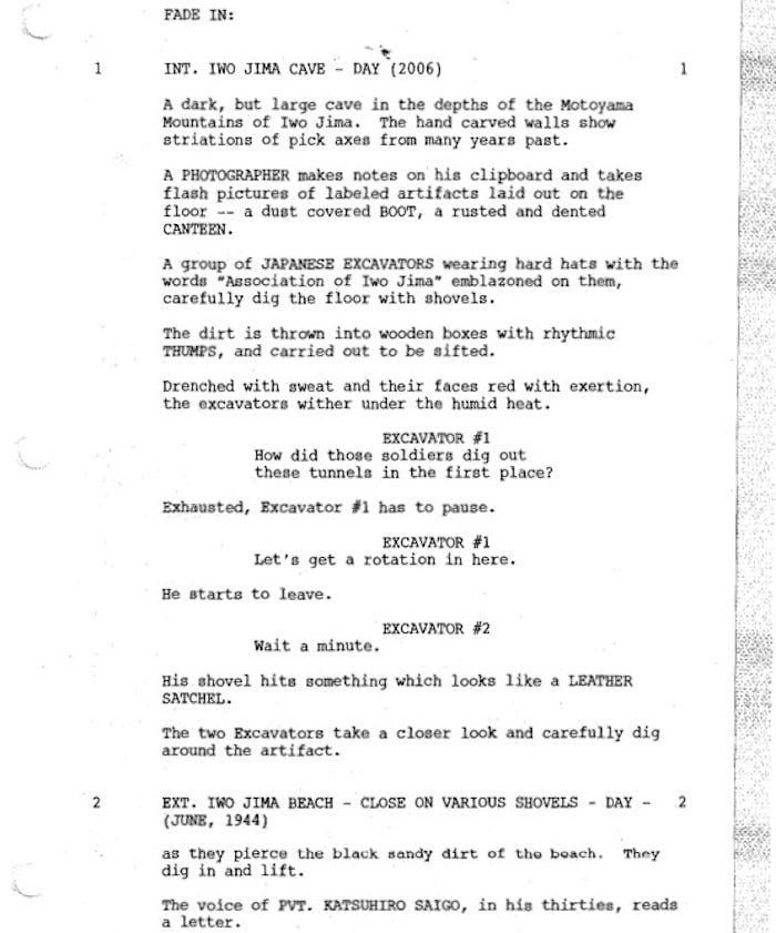 Page One: “Letters from Iwo Jima” (2006)