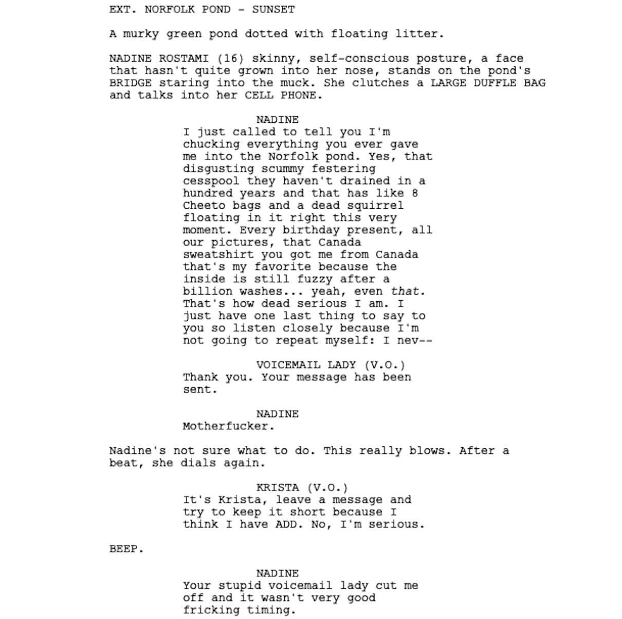 Page One: “The Edge of Seventeen” (2016)