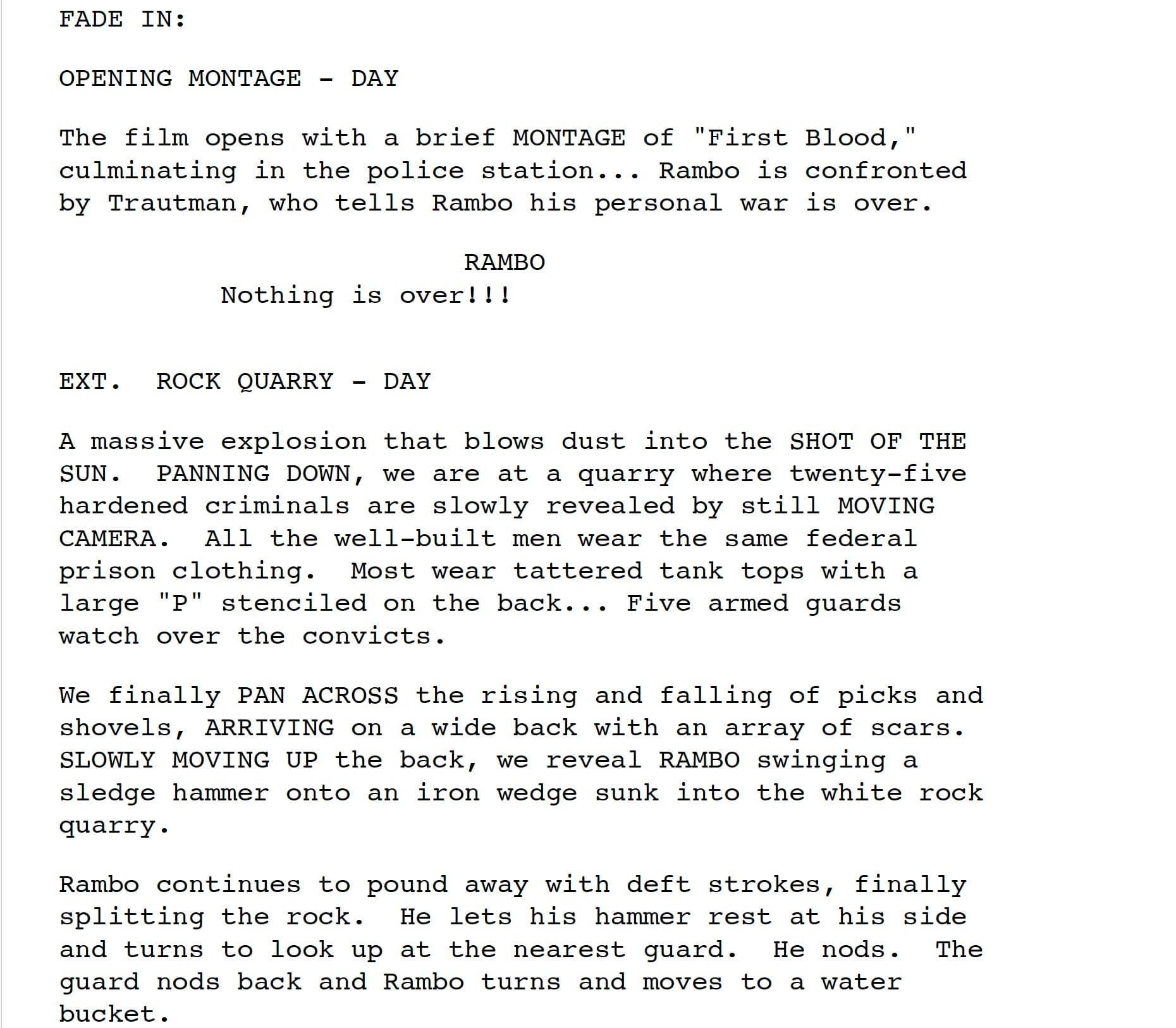 Page One: “Rambo: First Blood Part II” (1985)
