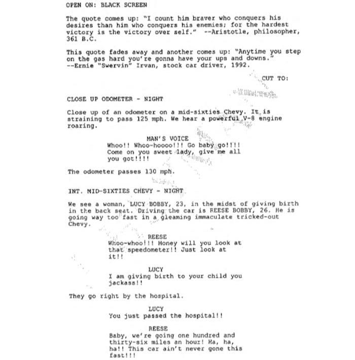 Page One: “Talladega Nights: The Ballad of Ricky Bobby” (2006)