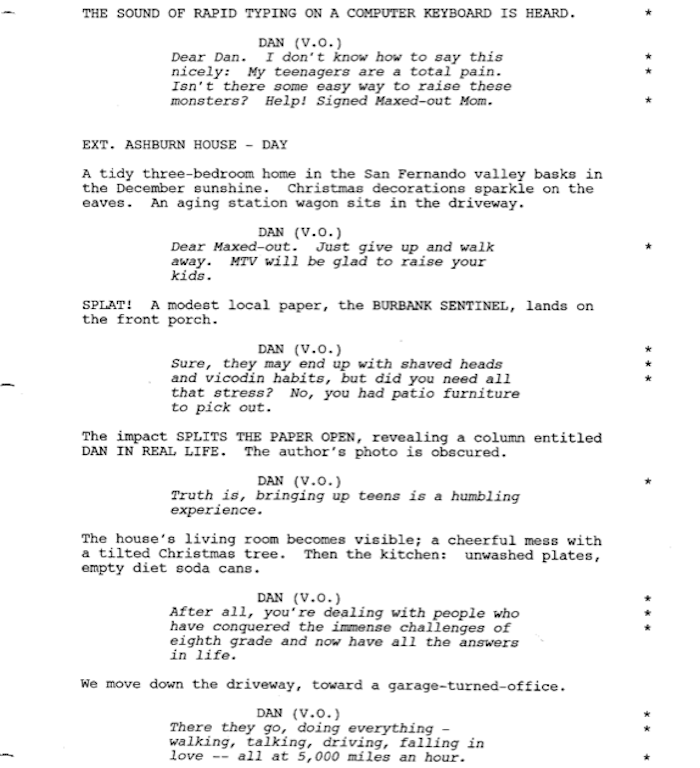 Page One: “Dan in Real Life” (2007)