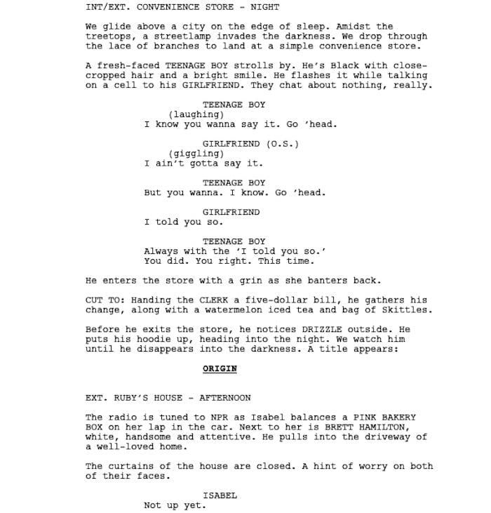 Page One: “Origin” (2023)