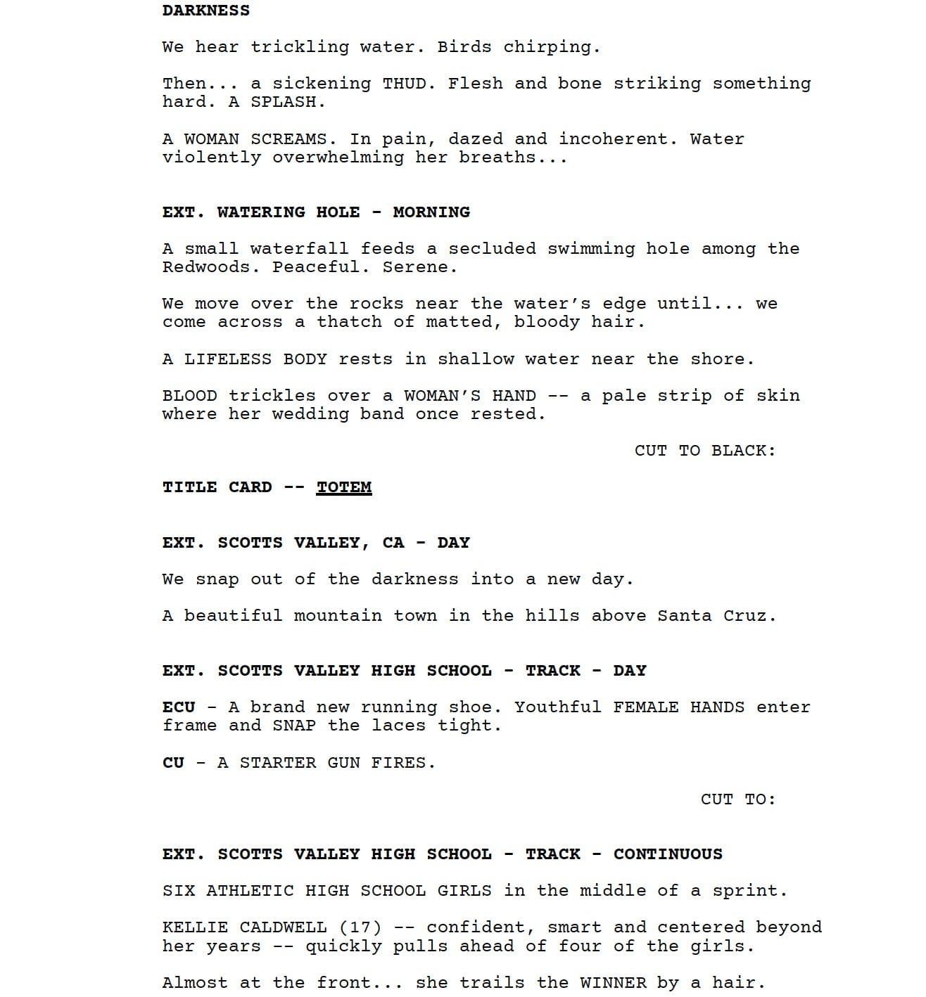 Page One: “Totem” (2017)