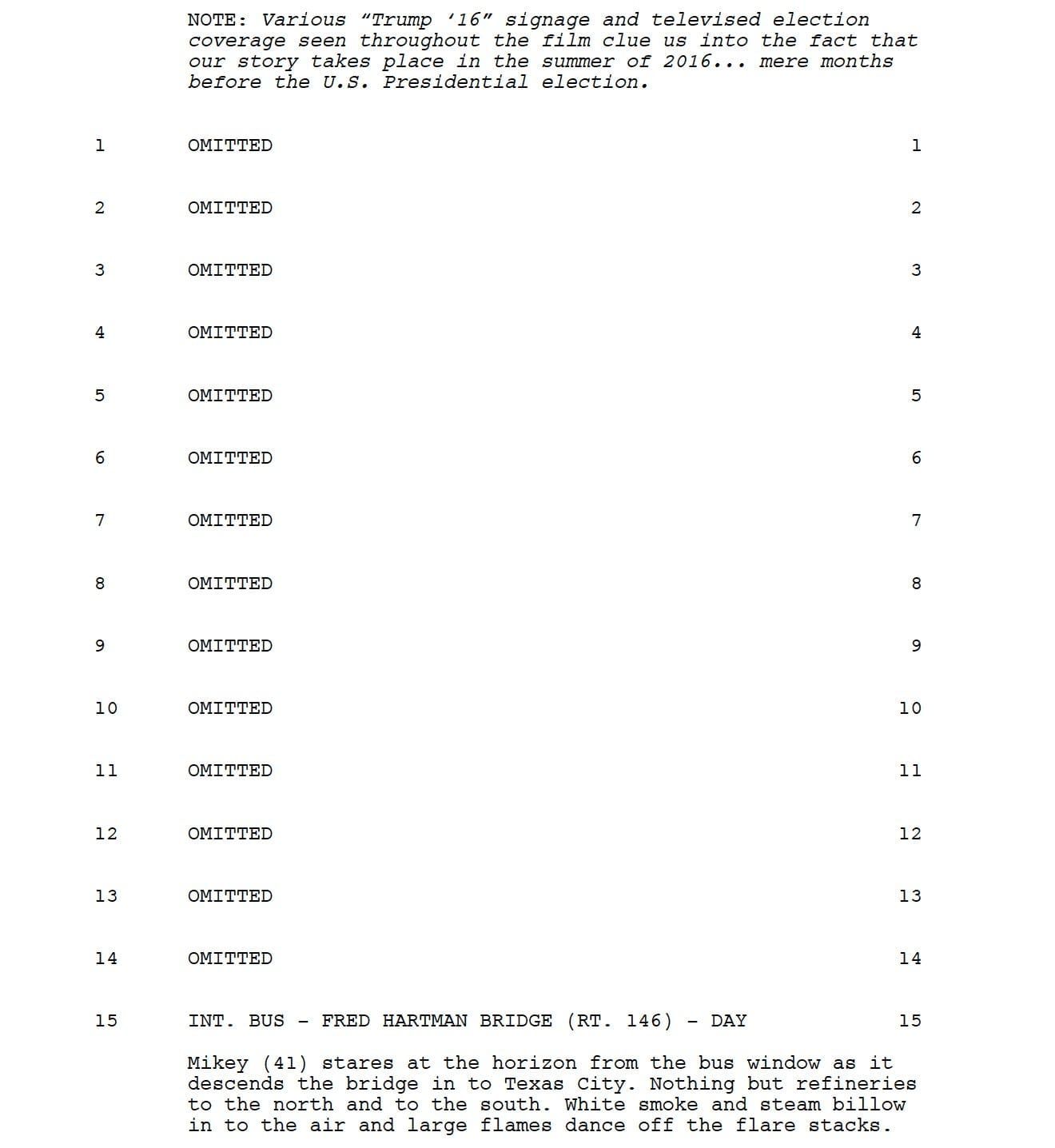 Page One: “Red Rocket” (2021)