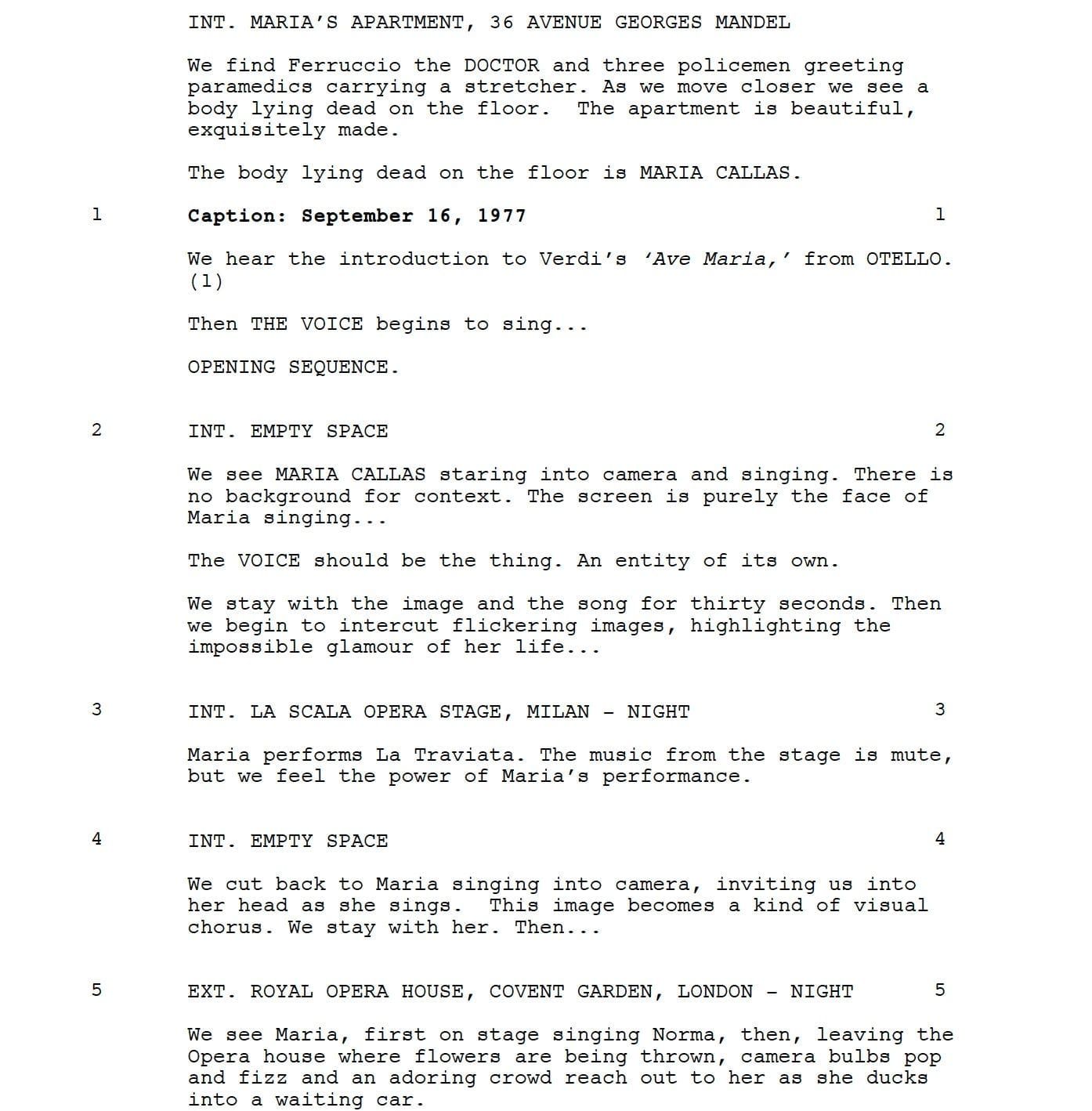 Page One: “Maria” (2024)