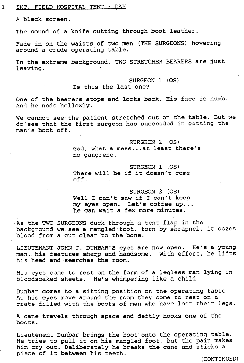 Page One: ‘Dances with Wolves’ (1990)