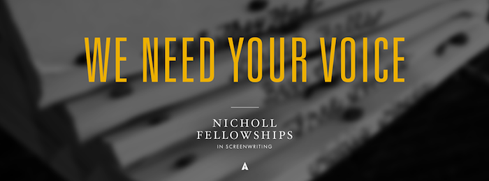ACADEMY REVEALS WINNING NICHOLL SCREENWRITERS