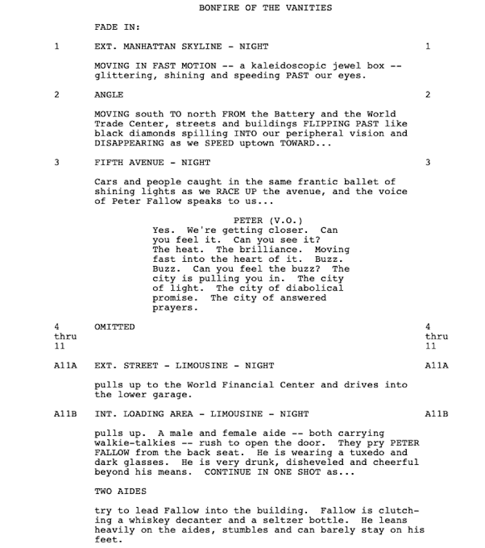 Page One: “The Bonfire of the Vanities” (1990)