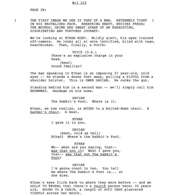 Page One: “Mission: Impossible III” (2006)