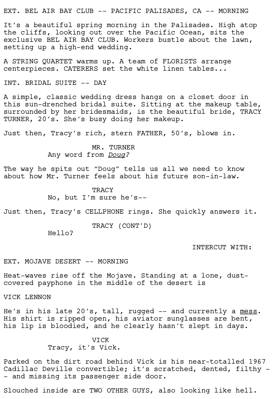 Page One: ‘The Hangover’ (2009)