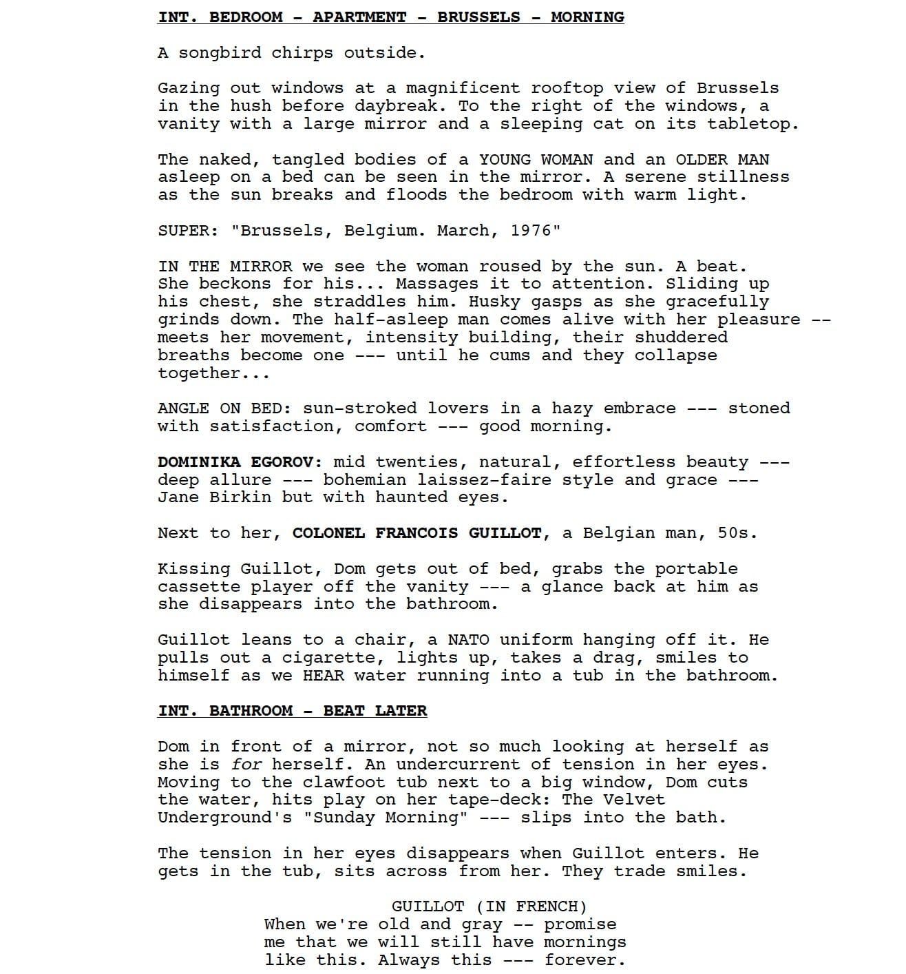 Page One: “Red Sparrow” (2018)
