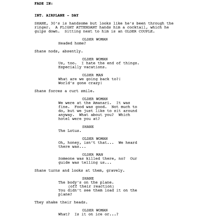 Page One: “The White Lotus”