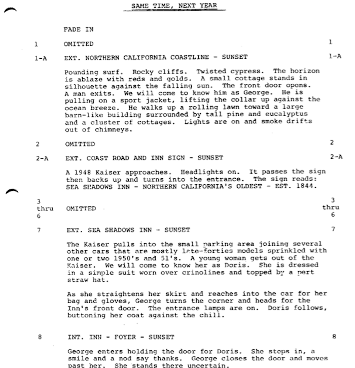 Page One: “Same Time, Next Year” (1978)
