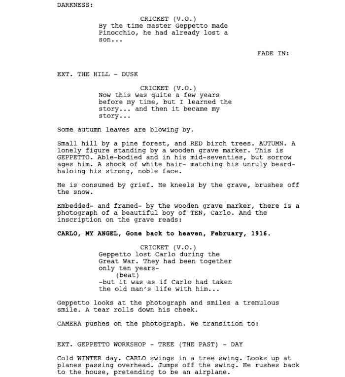 Page One: “Guillermo del Toro’s Pinocchio” (2022)