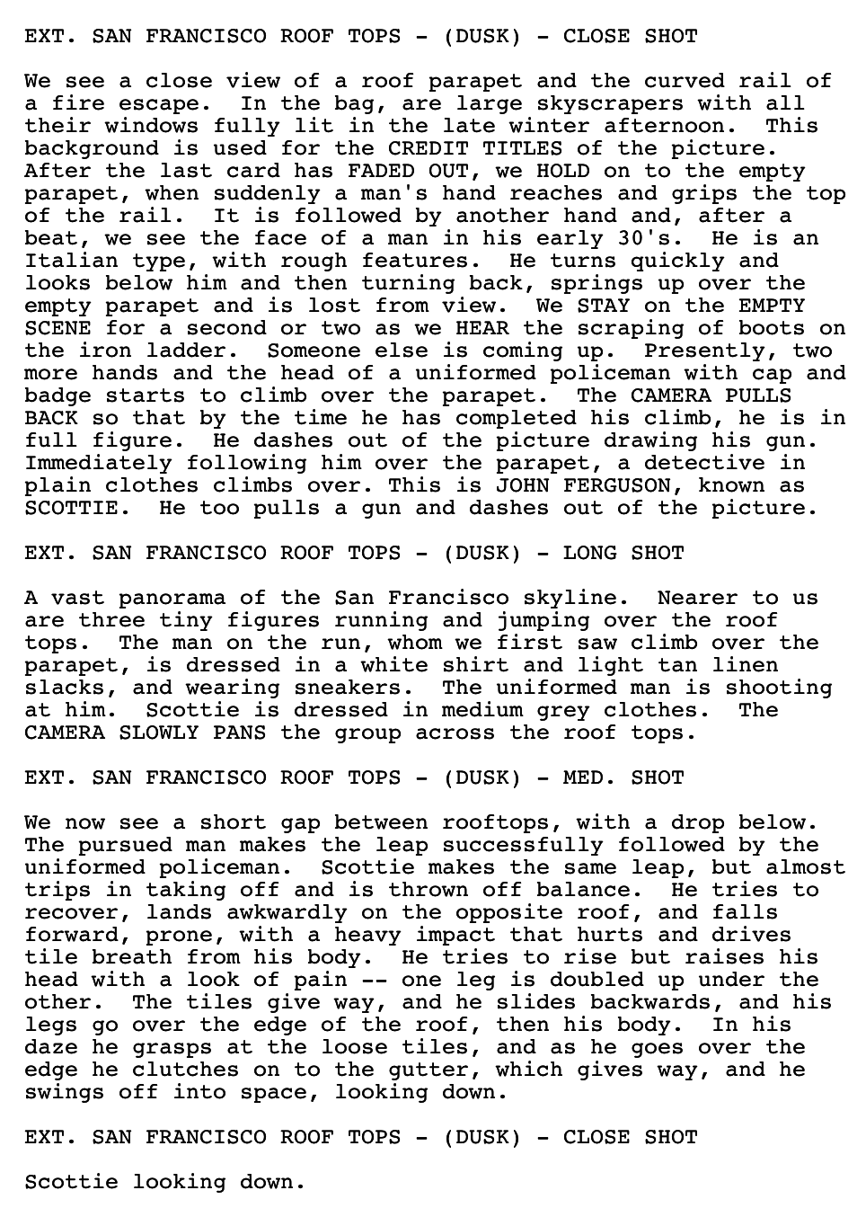 Page One: “Vertigo’ (1958)