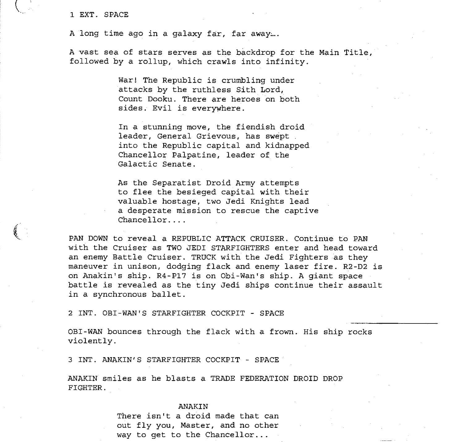 Page One: “Star Wars: Episode III — Revenge of the Sith” (2005)