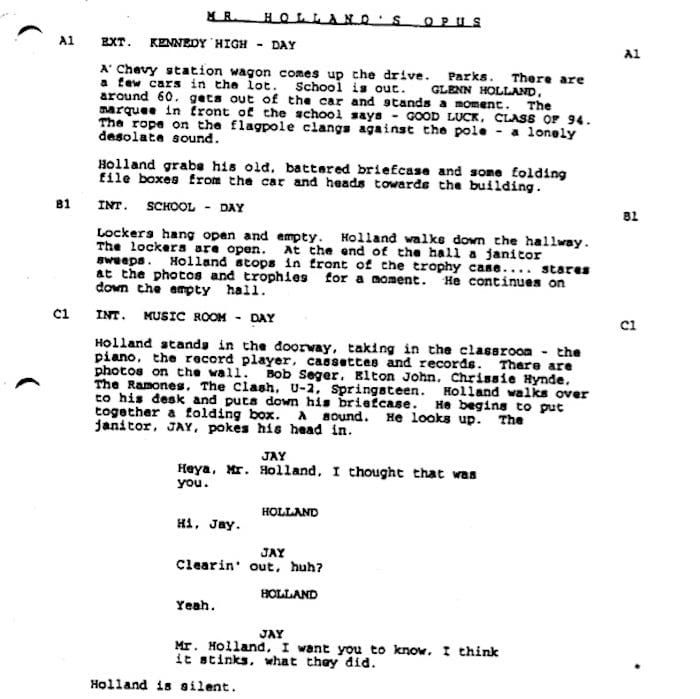 Page One: “Mr. Holland’s Opus” (1995)