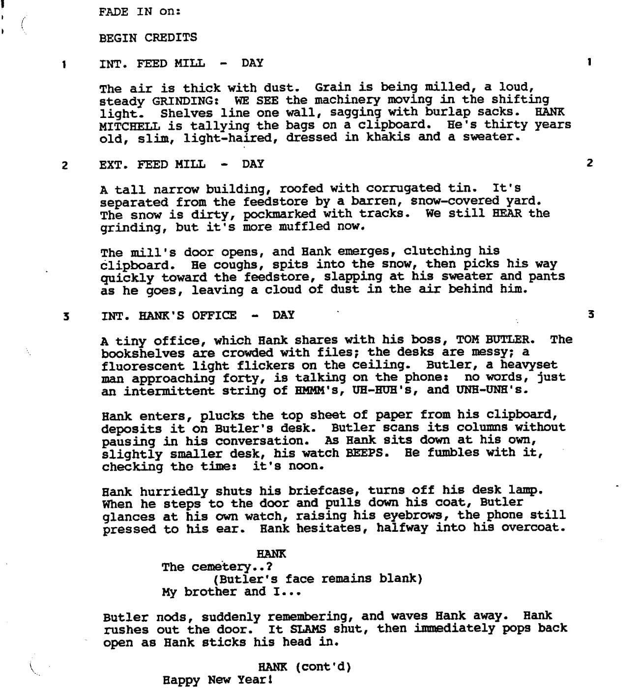 Page One: “A Simple Plan” (1998)