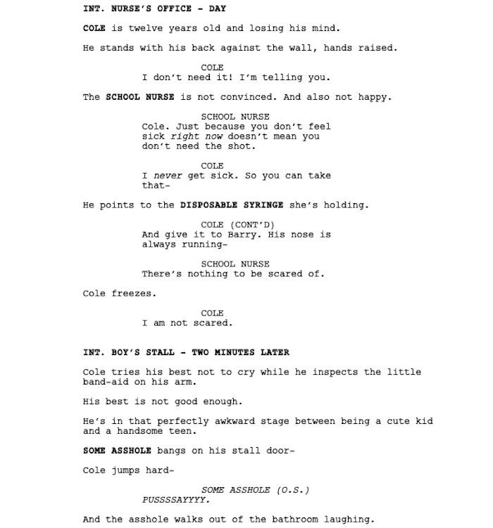 Page One: “The Babysitter” (2017)