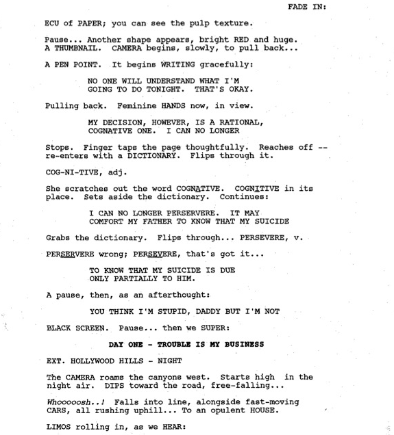 Page One: “Kiss Kiss Bang Bang” (2005)