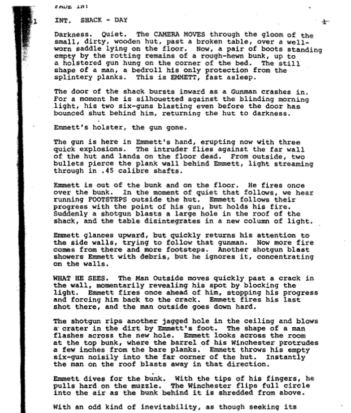 Page One: “Silverado” (1985)