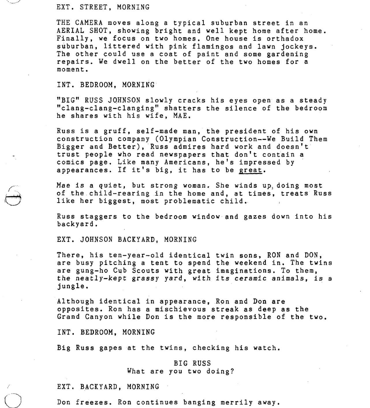 Page One: “Honey, I Shrunk the Kids” (1989)
