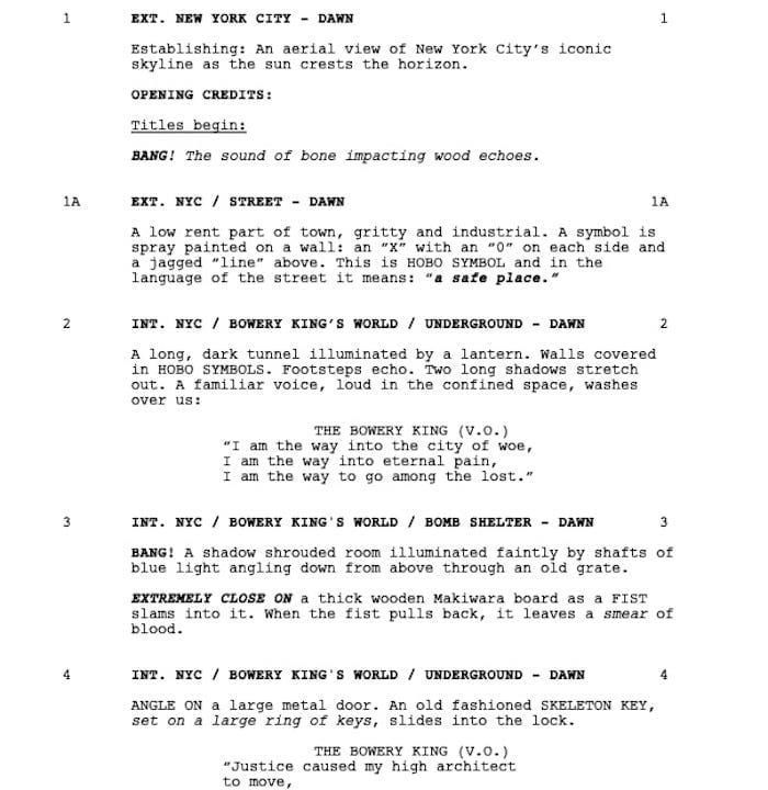 Page One: “John Wick: Chapter 4” (2023)