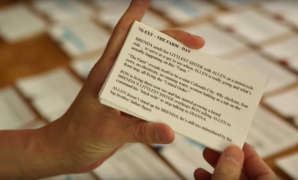 30 Things About Screenwriting: Break your story in prep