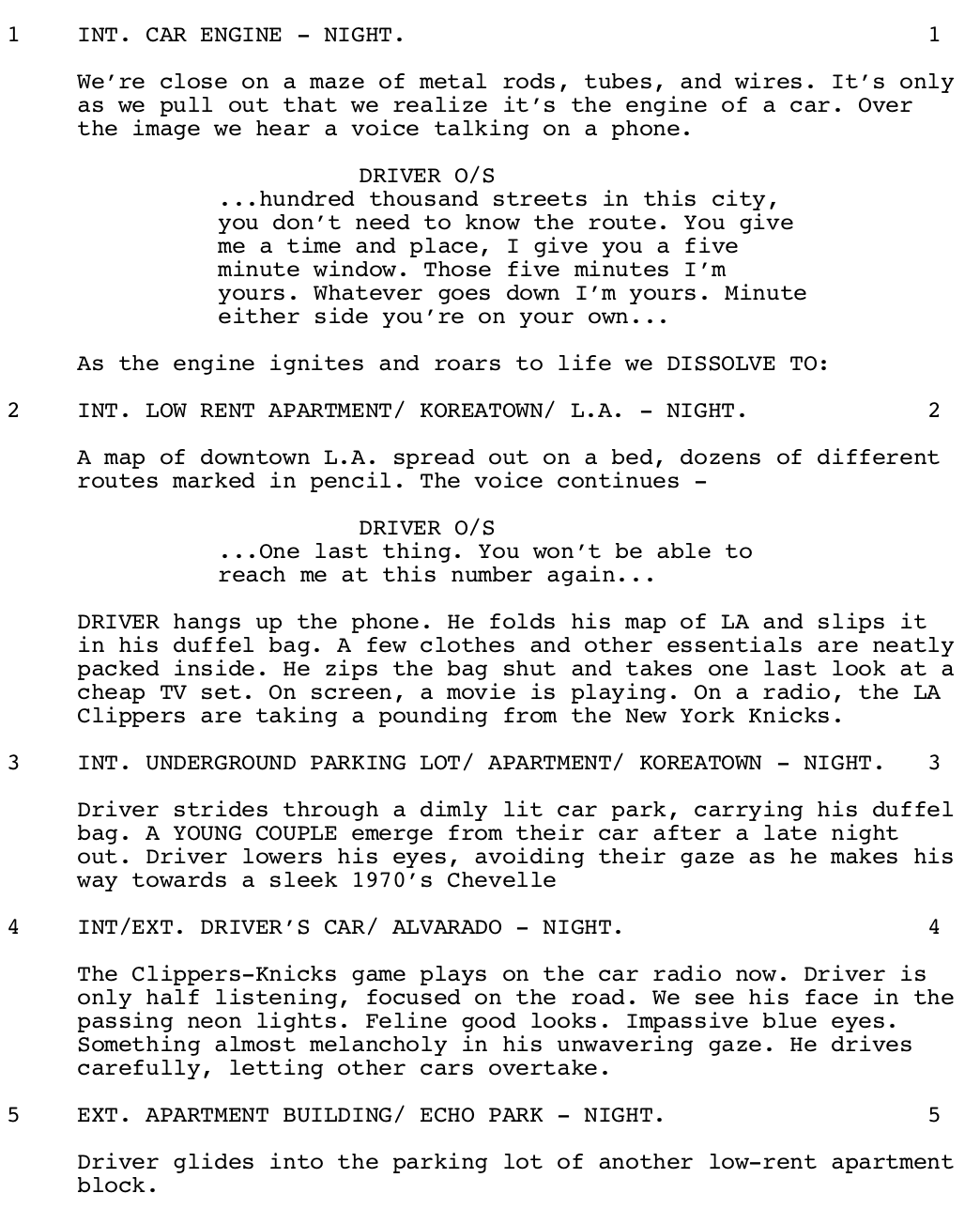 Page One: “Drive” (2011)