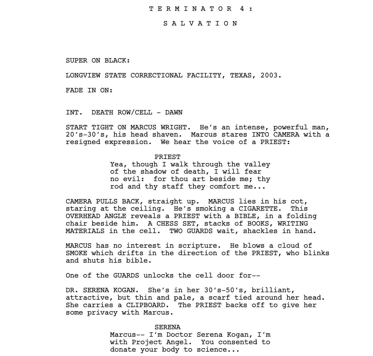Page One: “Terminator Salvation” (2009)