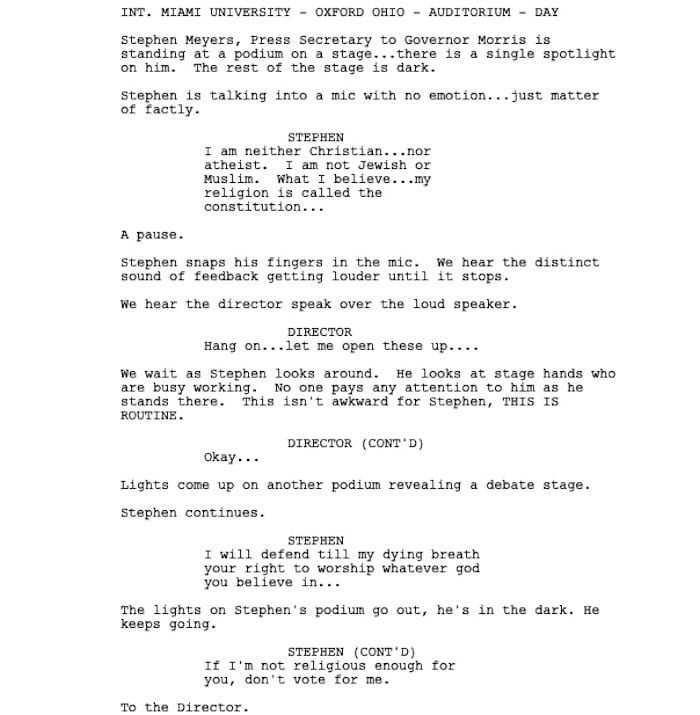 Page One: “Ides of March” (2011)