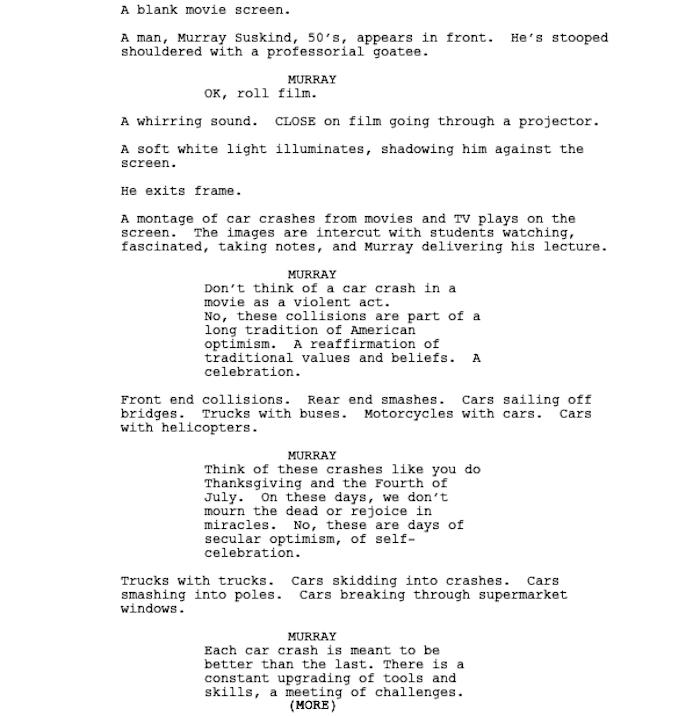 Page One: “White Noise” (2022)
