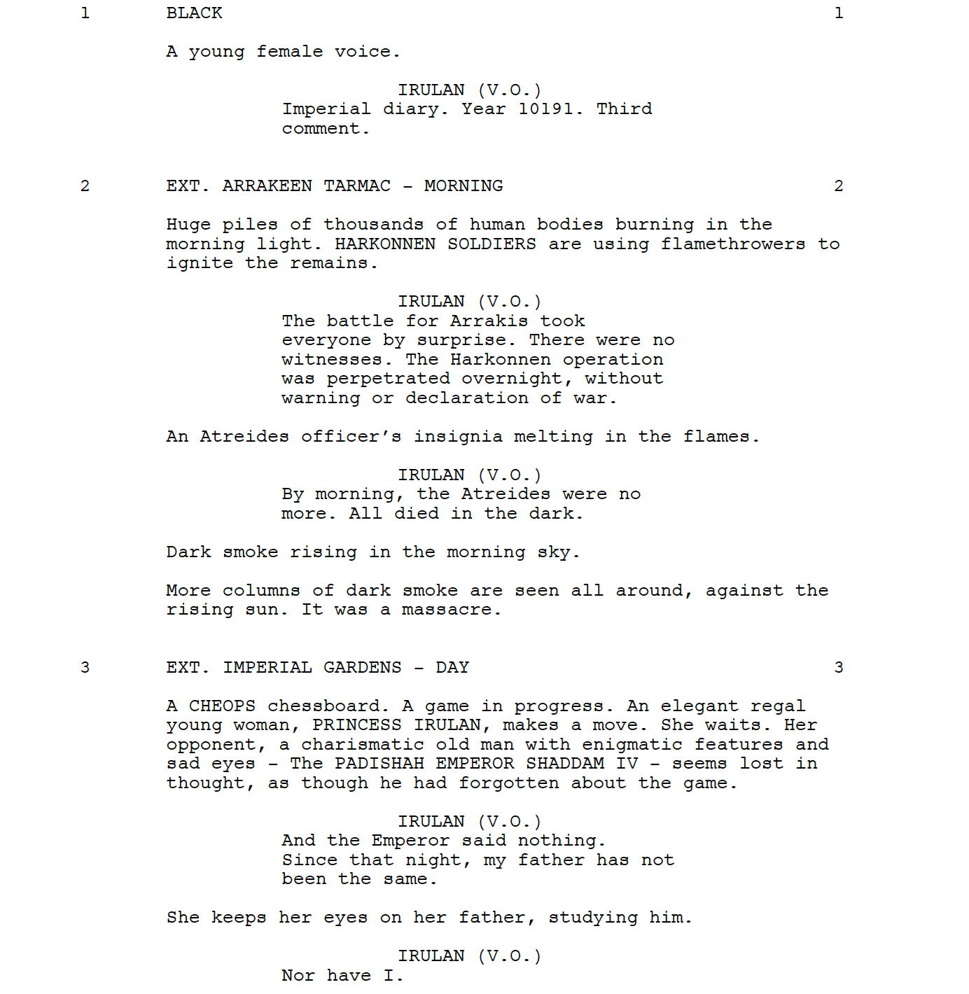 Page One: “Dune: Part Two” (2024)