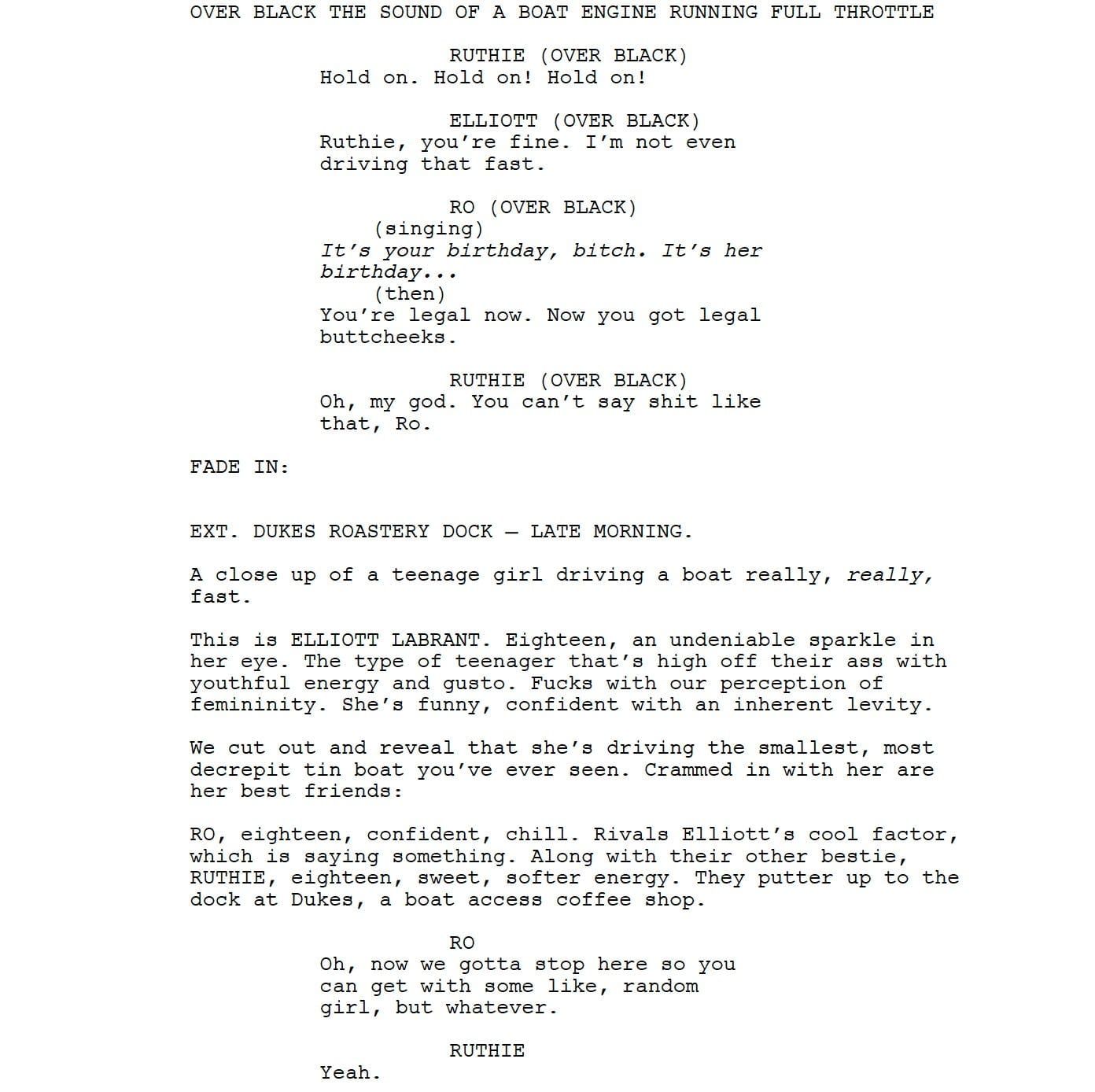 Page One: “My Old Ass” (2024)