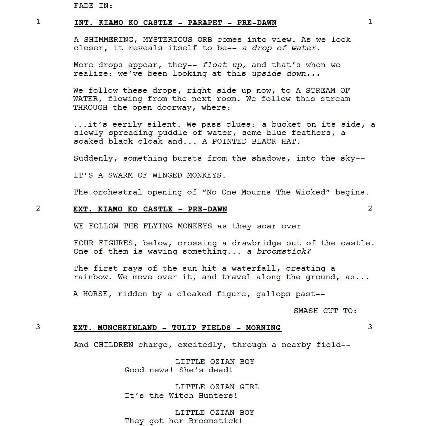 Page One: “Wicked” (2024)