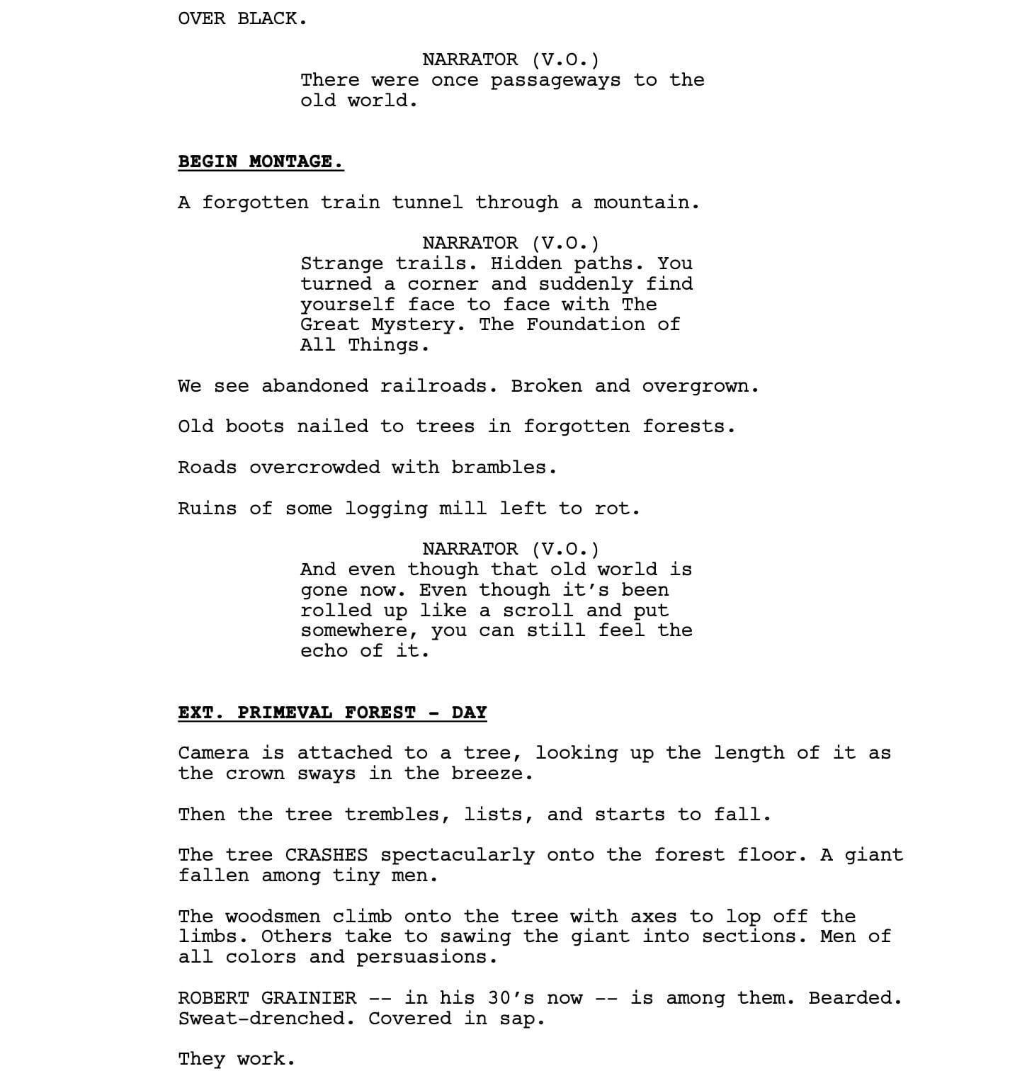 Page One: “Train Dreams” (2025)